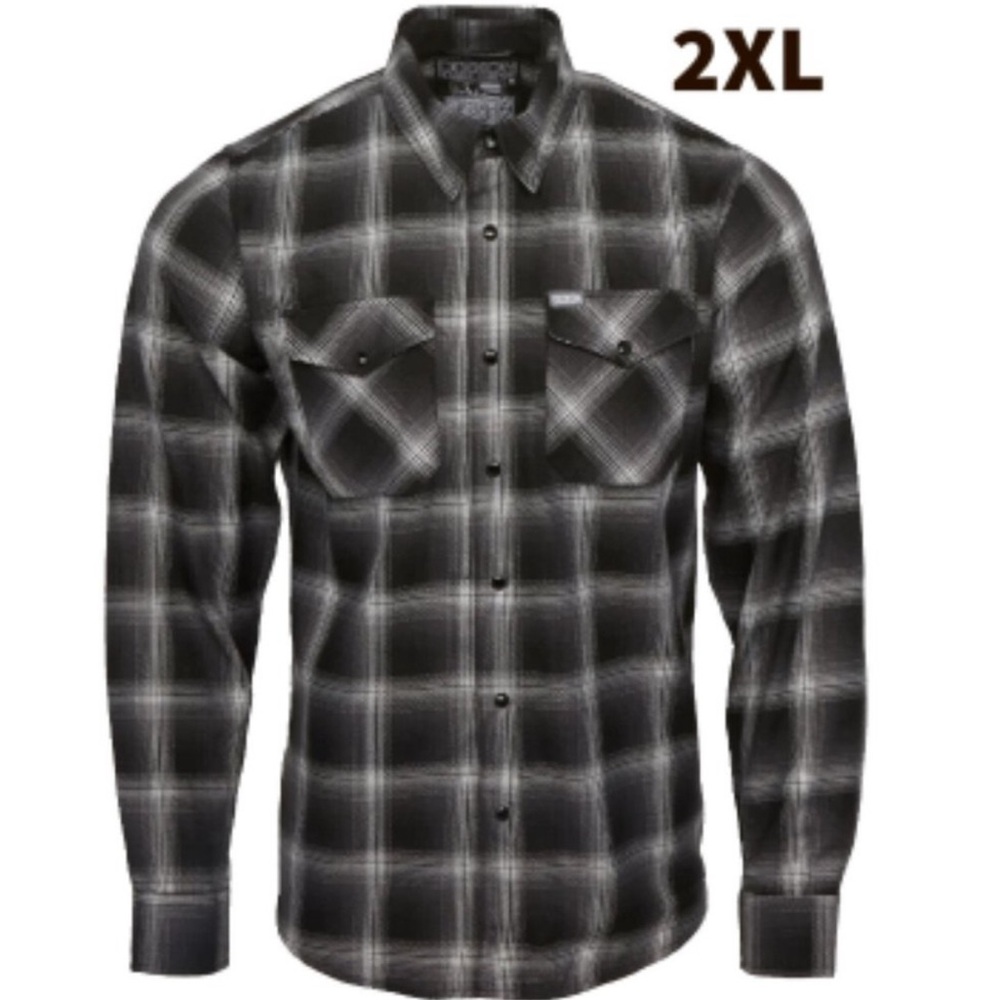 Women’s DIXXON Flannel Company The STATIC Flannel Shirt 2XL NWOT